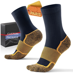 Calze a Compressione con Infusione di Rame 20-30 mmHg, Supporto a Metà Polpaccio per Uomini e Donne, Sport, Infermieri, Viaggi, Circolazione - Product Image 1