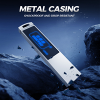 Flash drive USB bermerek kustom Logo perusahaan menyala gaya baru Stik USB 4GB 8GB 16GB kapasitas 32GB hadiah USB
