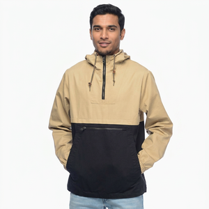 OEM Custom Logo Men's Windbreaker <b>Jacket</b> Outdoor Sports <b>Plus</b> <b>Size</b> <b>Waterproof</b> Summer Windproof with Zipper Closure - Product Image 1