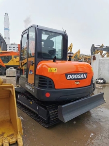 Doosan รถขุดไฮดรอลิกขนาดมินิของ Dh60-7ตีนตะขาบ6ตันรถ DX60รุ่นใหม่ล่าสุดไม่กี่ชั่วโมง - Product Image 3