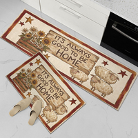 Tapis de sol de cuisine moderne en boue de diatomée tissée, ultra-absorbant, séchage rapide, antidérapant, 0,3 cm d'épaisseur, pour entrée de maison et évier