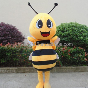 <span class=keywords><strong>Disfraz</strong></span> de Abeja de Dibujos Animados con Casco, Accesorios para Actuaciones, Traje de Muñeco para Personas - Product Image 5