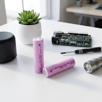 Batterie liquide cylindrique 18650 2200mAh rechargeable pour motos et scooters, cathode LiNiMnCoO2, 500 cycles, fonctionnement à -15~65°C