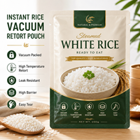 Sachet Doypack en feuille d'aluminium thermoscellable pour riz en conserve, riz instantané et plats préparés, avec impression OEM, Marque YouLai