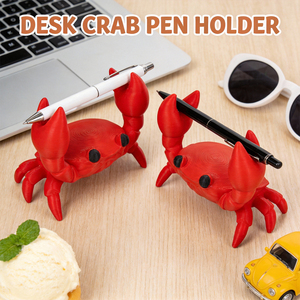 Portaoggetti Multifunzione a Forma di Granchio Stampato in 3D, Carino Organizzatore da Scrivania, Portapenne, Portarossetti, Porta Utensili Piccoli, Accessorio per Bagno e Cucina - Product Image 3