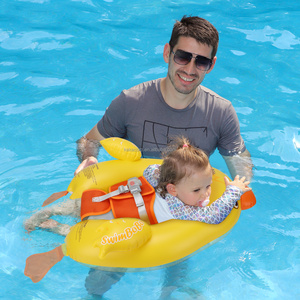 Swimbobo, gran oferta, bonito anillo de natación inflable en forma de pato, entrenador de cintura portátil para bebé, flotante, cómodo, para niños - Product Image 3