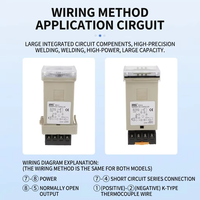XRKC E5C2-R 0-400 ℃   Contrôleur de température PID avec pointeur, incluant la base 083A, thermostat pour machine d'emballage industrielle ODM/OEM