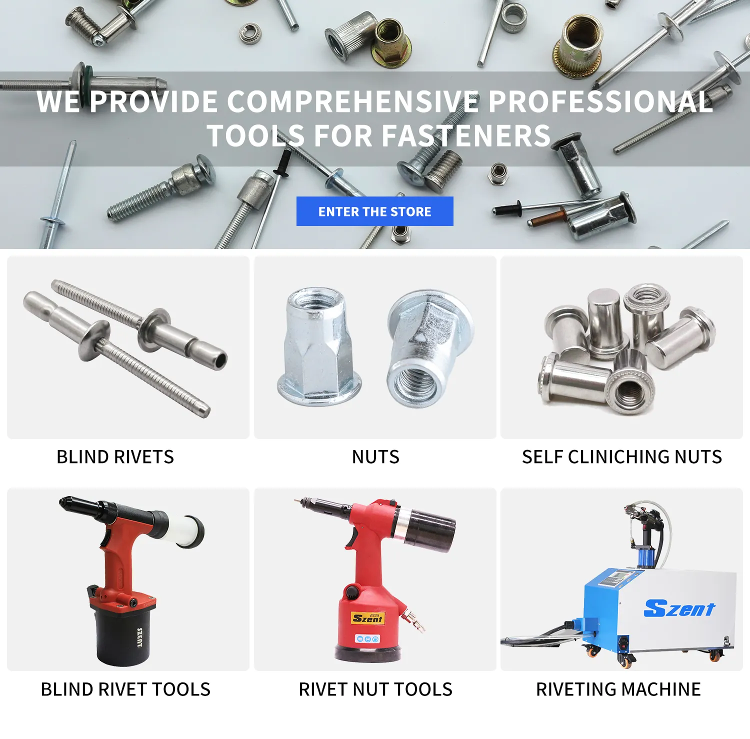 Hemlock Paku Keling Hemluk Semua Baja Hem-Fix Hemlock Multi-Grip Kepala Kubah Keling Buta Jenis Hemluk 6.4Mm Hem-Fix Hemlock Keling Buta