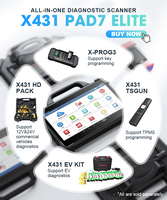 2026 X431 Pad7 Elite Pad VII Link 7 J2534 OBD2 Servizi Completi di Programmazione del Sistema