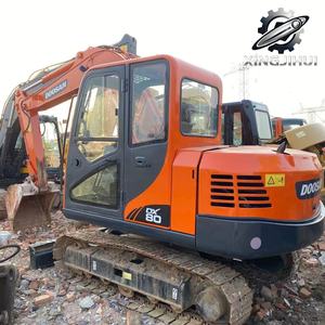 Excavatrice d'occasion Doosan dx80 8 tonnes, marque japonaise d'origine, excavatrice à chenilles moyenne et petite, provenant du Japon, d'occasion, moteur Yanmar - Product Image 1