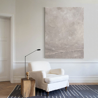 Style wabi-sabi moderne, peinture de décoration de salon, peinture à l'huile de porche en trois dimensions à texture abstraite