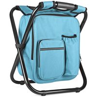 Mochila Nevera Plegable Aislada y Cómoda para Exteriores, Bolsa de Picnic, Silla para Camping y Pesca