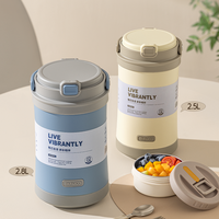 Grande capacité Large gamme d'utilisations Boîte à lunch thermique isolée sous vide Alimentaire chaud Tiffin Carrier