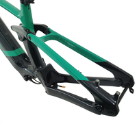 Cadre de vélo électrique en carbone de 29 pouces bafang M600 moteur 48V 500W kits de cadre en fibre de carbone à suspension complète