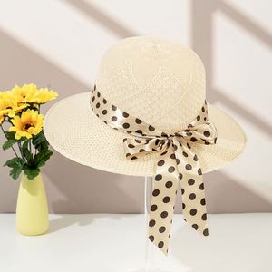 Straw for Women Wide Brim Upf 50+ Uv Protection <b>Floppy</b> Sun <b>Hat</b> Summer Foldable Beach Travel Bucket <b>Hats</b> With Strap - Product Image 4