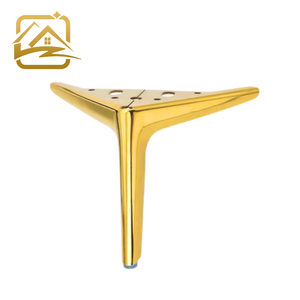 Patas de Sofá en Oro Cepillado, Proveedores de Patas Metálicas de Alta Calidad para Muebles, Patas de Latón Metálicas de Lujo para Galvanoplastia - Product Image 1