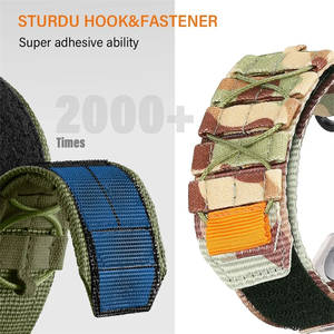 Accesorios de pulsera para actividades al aire libre, <span class=keywords><strong>correa</strong></span> de <span class=keywords><strong>reloj</strong></span> de lona de liberación rápida de nailon transpirable, <span class=keywords><strong>Correa</strong></span> deportiva para <span class=keywords><strong>Apple</strong></span> Watch - Product Image 4