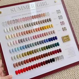 Набор для маникюра Sumer Girl: 84 цвета, гель-лак для ногтей One-Stroke, профессиональное использование, нетоксичный, для LED-лампы, стойкий гель-лак для ногтей - Product Image 2