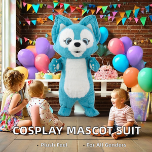 Trang phục mascot gấu bơm hơi cosplay người lớn tùy chỉnh, hoạt hình chó cáo Halloween dành cho trẻ em, dùng trong khu vui chơi, tiệc tùng - Product Image 3