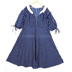 Vestidos Elegantes de Verano Estilo Boho Midi con Cuello en V, Estampado Floral a Mano, Tela de Algodón, Manga Corta, Ecológicos, Lavables y Transpirables - Product Image 1