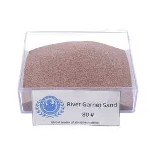 Good Wear Resistance Si O2 37.77% Abrasive Garnet Sand 30-60 Mesh for Spring Material Sandblasting