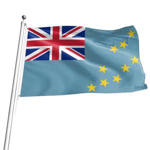 Drapeau national 3x5 pieds Tuvalu Drapeaux du pays <span class=keywords><strong>Tuvaluan</strong></span> Polyester avec œillets en laiton 3x5 pieds - Product Image 2