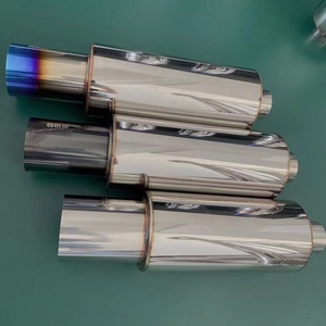 Chất lượng cao hiệu suất phổ quát Racing HKS Muffler Ống thép không gỉ phổ exhaust muffler HKS exhaust Mẹo - Product Image 2