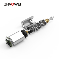 Moteur à engrenages CC 12 V sans balais de haute qualité, 20 mm, couple élevé, faible régime, avec encodeur pour robot logistique