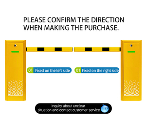 6 metre kauçuk bom bariyer kolu ile otomatik reklam elektrikli park çit sistemi - Product Image 2