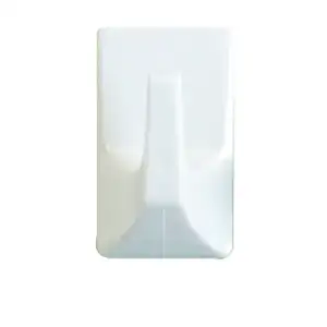 Self Adhesive Hooks White Plastic Hook for Hanging Robe Coat Towel Kitchen Bathroom Waterproof Sticky Hooks