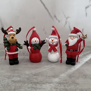 OEM venta al por mayor resina Navidad verde santa árbol miniatura bola de nieve decoración del hogar globo de agua decoración de Navidad globo de nieve - Product Image 5