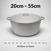 Marmite en fonte d'aluminium en gros, type Caldero, pour riz, 20 22 24 26 28 30 32 38 42 46 55cm, ustensile de cuisine professionnel avec couvercle bombé