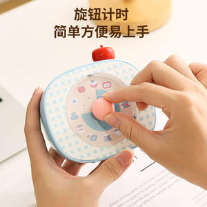 Temporizador magnético Dopamine para niños, reloj despertador para gestión del tiempo con diseño de Apple, material plástico, reloj de juguete unisex - Product Image 3