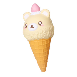 Pu Bear Ice Cream <b>Squishy</b> Toy For Kids Stress Relief Fidget Toy 2 To 4 Years Unisex - Product Image 1
