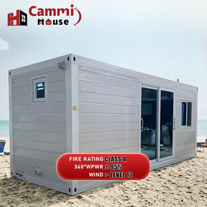 Cammi Nhà Ánh Sáng Khung Thép Sinh Thái Thân Thiện Với Prefab Có Thể Gập Lại Phẳng Gói Modular Container Văn Phòng & Nhỏ Nhà Nơi Trú Ẩn - Product Image 1