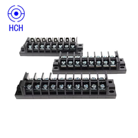 Prix usine Boîtier de distribution d'alimentation 600V 14 broches, bornier à barrière double rangée à deux niveaux plaqué laiton 4,0 mm