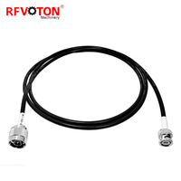 Câble coaxial RF BNC mâle vers N mâle 50 ohms pour câble RG223, câble d'extension BNC à faible perte pour antenne radio