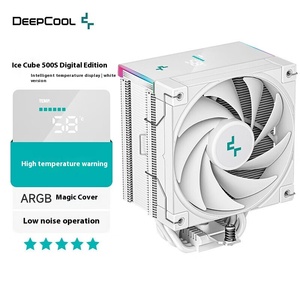 Enfriador de CPU DeepCool AK500S con Pantalla Digital, 5 Tubos de Calor, 240W de Refrigeración, LGA1700/1200 115X AM4 AM5 ATX, Radiador para PC - Product Image 3