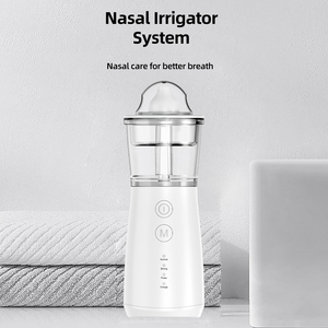 Um Irrigador de Lavagem <span class=keywords><strong>Nasal</strong></span> Elétrico Recarregável com Design Impermeável IPX7, Limpa Suavemente e Efetivamente a Cavidade <span class=keywords><strong>Nasal</strong></span>. - Product Image 4