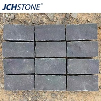 Vente en gros de pavés en basalte noir Zhangpu G684, cubes de pavés pour allées, voies de circulation, pavés de chaussées