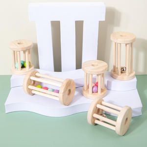 Juguetes Montessori de Madera para la Primera Infancia, Juguetes Relajantes para Bebés, con Anillo para Morder, Sonido de Campana y Diseño Educativo - Product Image 5