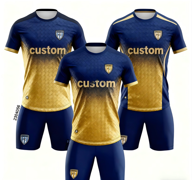OEM Custom Sublimation Short Sleeve Soccer Jerseys Automated Cutting Name Printing Quick Dry Breathable Tops for Soccer Team