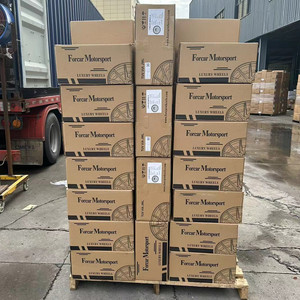 Tùy chỉnh monoblock bóng đen phay cửa sổ với màu đỏ rõ ràng forcar Motorsport giá trị mua 16-24 inch hợp kim rèn bánh xe vành - Product Image 4