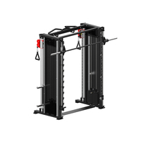Máquina cruzada de cable de doble polea, juego de entrenamiento integral para pierna, espalda, pecho, Fitness, equipo de máquina Smith multifunción