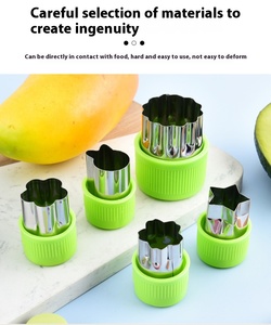 12 Pcs Thép Không Gỉ Rau Trái Cây Cắt Khuôn Set Mini <span class=keywords><strong>Cookie</strong></span> Máy Cắt Máy Cắt Thực Phẩm Cho Trẻ Em Hình Dạng - Product Image 6