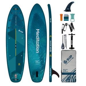 Planche à pagaie <span class=keywords><strong>gonflable</strong></span> E-SUP double couche de <span class=keywords><strong>11</strong></span> <span class=keywords><strong>pieds</strong></span> pour les jeux d'eau et le surf. - Product Image 1