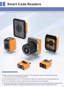 고정밀 CMOS 평방 백만 픽셀 센서 밀리 초 디코딩 32 장치 네트워킹 스마트 코드 리더 RCD-AI100-F06R - Product Image 4