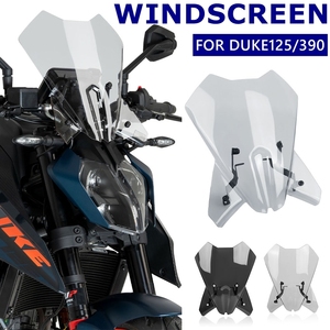 สำหรับ <span class=keywords><strong>KTM</strong></span> <span class=keywords><strong>390</strong></span> 2024-2025 <span class=keywords><strong>DUKE</strong></span> 125 2024-2025 ชิวหน้ารถมอเตอร์ไซค์แบบปรับแต่งสำหรับการแข่งขัน ชิวหน้าทรงสูง - Product Image 1