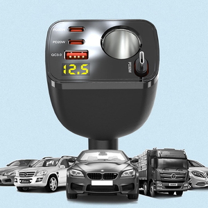 OEM Auto Zigaretten anzünder Adapter Supers chn eller QC3.0 PD 20W/30W Typ C 4-in-1 einziehbares Kabel Auto ladegerät für mehrere OTP OVP - Product Image 6