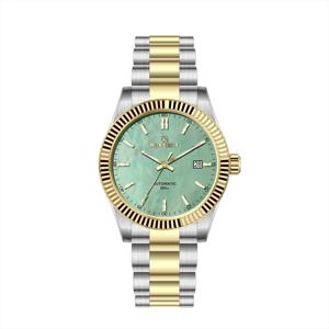 OEM Mother-of-pearl Dial High Quality Stainless Steel Fluted Type Bezel of case with <b>Automatic</b> 8215 Movement Luxury <b>Wristwatches</b> - Product Image 1